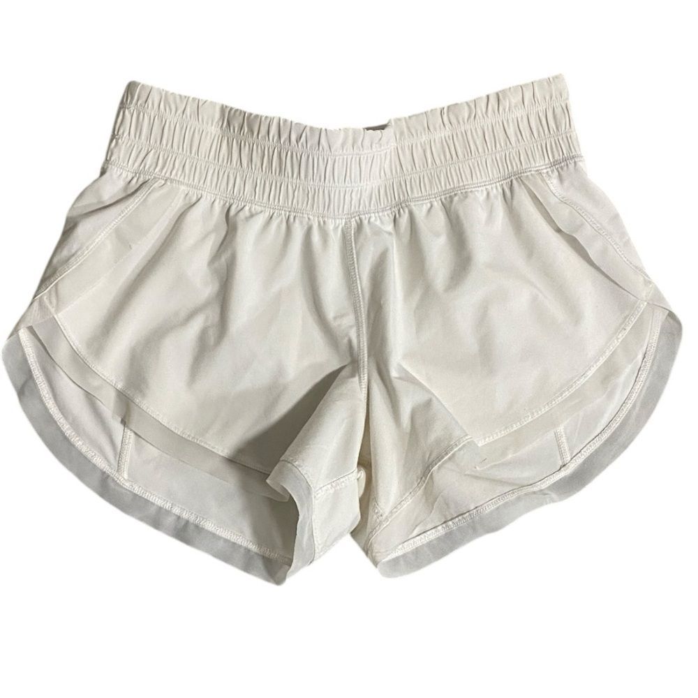 Lululemon Anew Short 4” White Size 4 Swift Light Low Rise - Picture 12 of 16